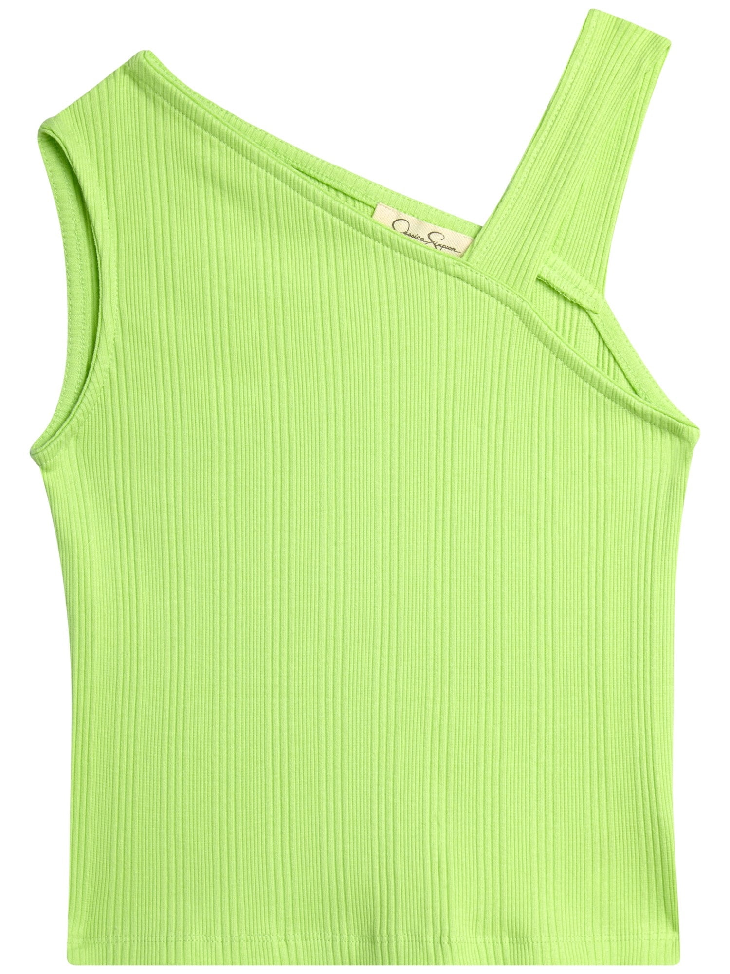 Jessica Simpson Girls Asymmetric Tank Top Shirt, Size 7-14/16