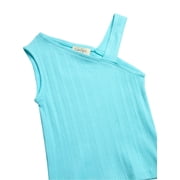 Jessica Simpson Girls Asymmetric Tank Top Shirt, Size 7-14/16