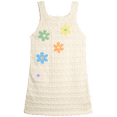 thumbnail image 1 of Jessica Simpson Girls' Crochet Dress with Floral Applique, Sizes 4-16, 1 of 6