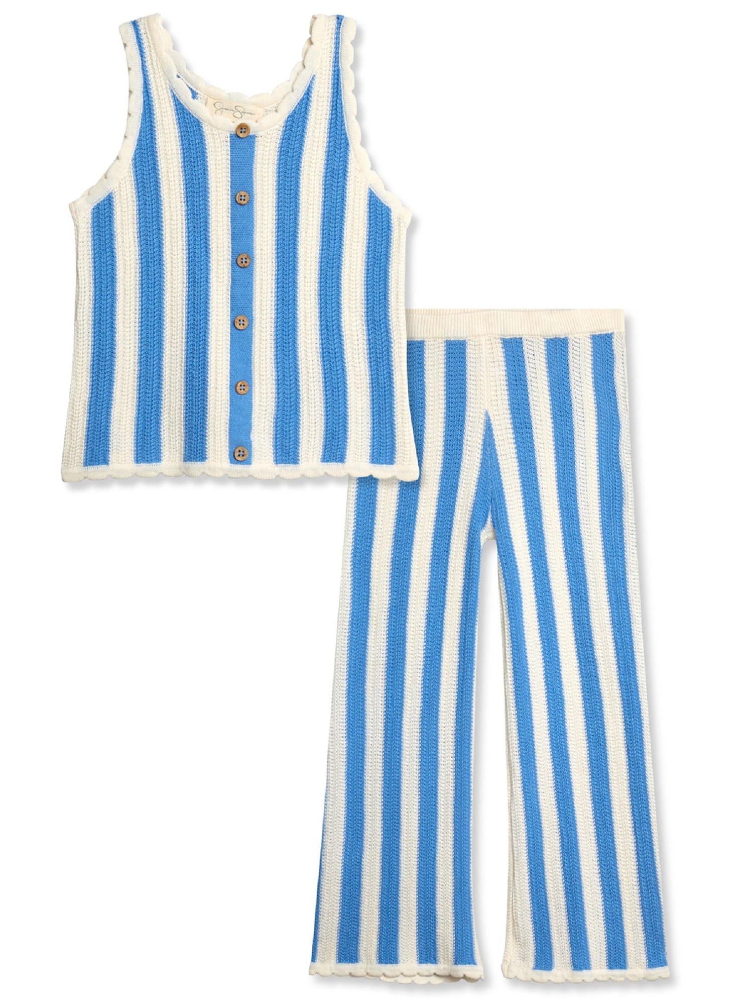 Jessica Simpson Girls' Crochet Pant Set, Sizes 4-12 - Walmart.com
