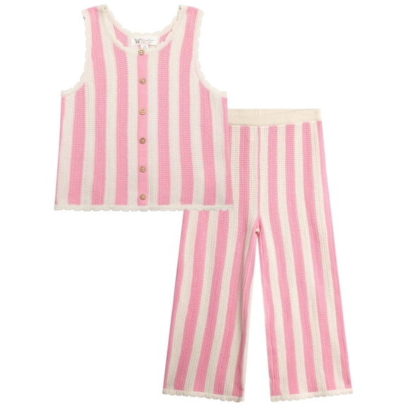 Jessica Simpson Girls' Crochet Pant Set, Sizes 4-16