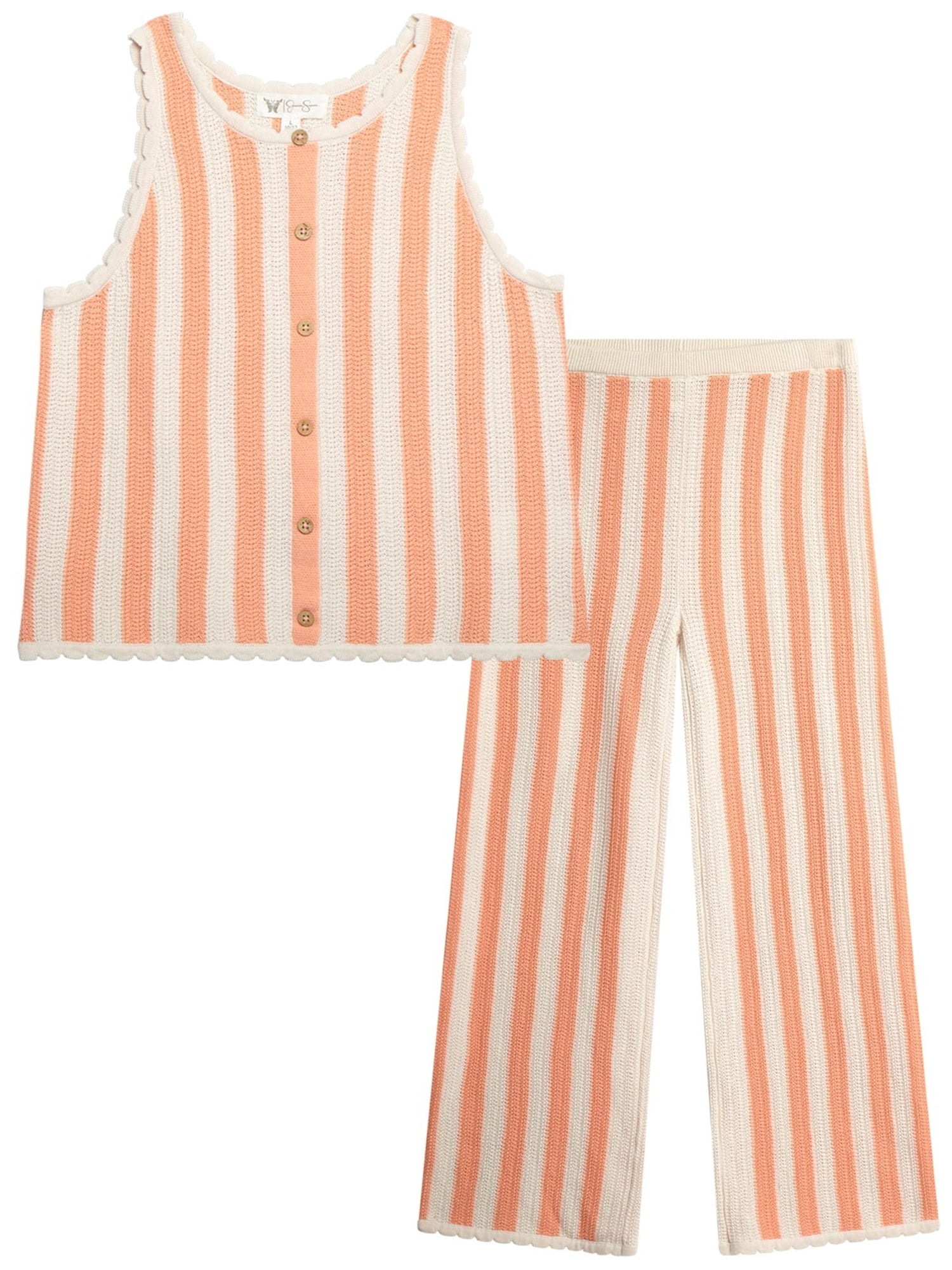 ペーター　ジャスミン　パッチ　ゆきみ Jessica Simpson Girls' Crochet Pant Set, Sizes 4-16 - Walmart