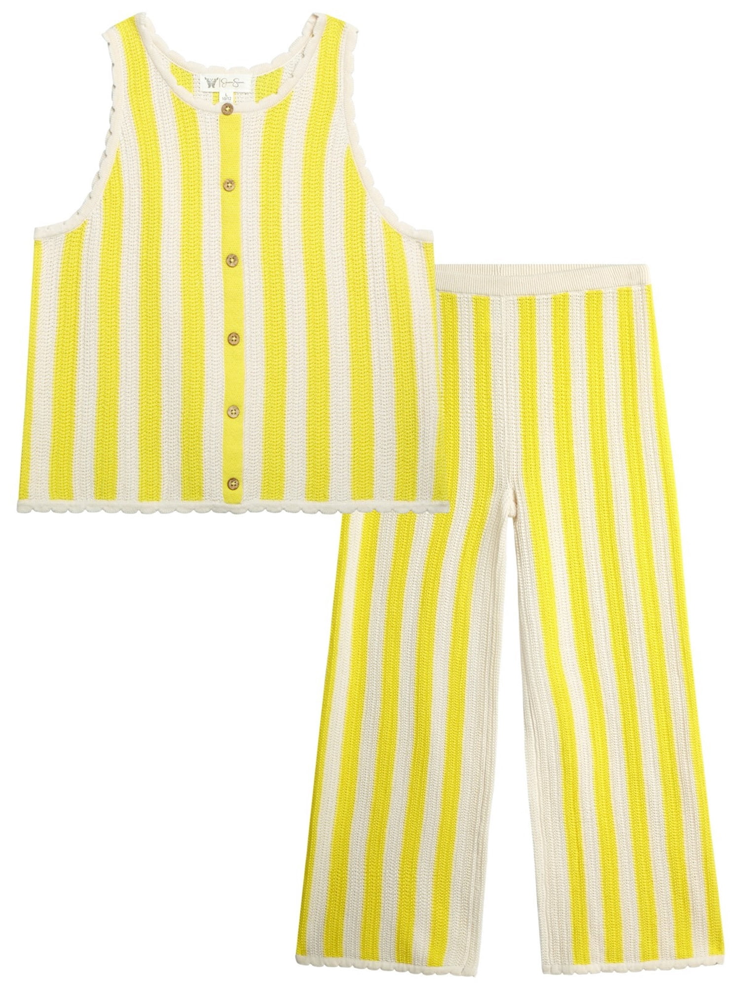Jessica Simpson Girls' Crochet Pant Set, Sizes 4-16