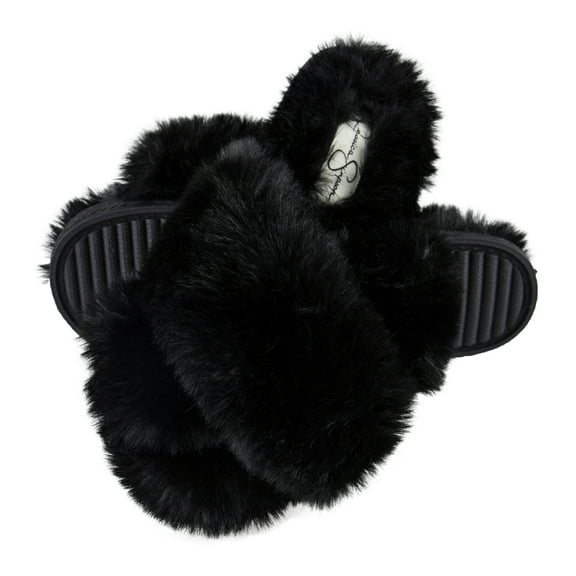 Jessica Simpson Girls Extra Plush X-Cross Slide