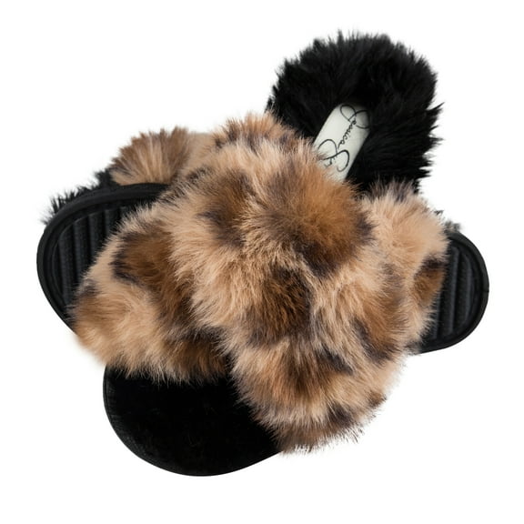 Jessica Simpson Girls Extra Plush X-Cross Slide