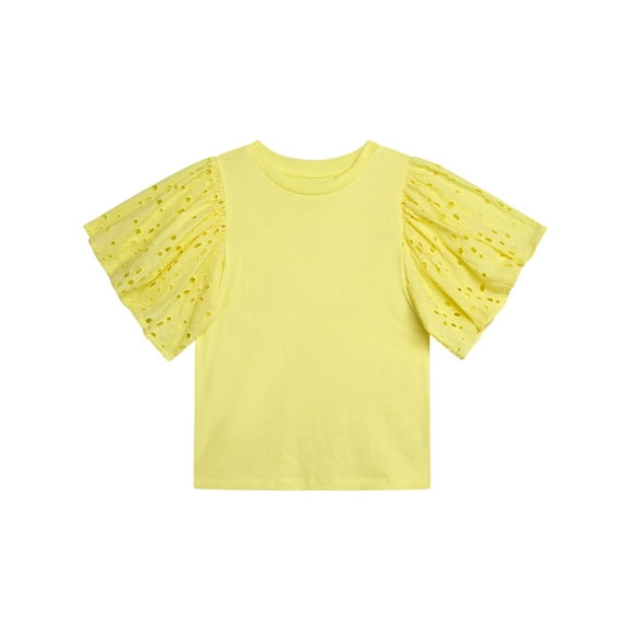 Jessica Simpson Girls Eyelet Shirt, Size 7-14/16