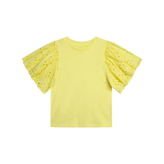 Jessica Simpson Girls Eyelet Shirt, Size 7-14/16