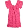 thumbnail image 1 of Jessica Simpson Girls' Eyelet Twist Dress, Sizes 7-16, 1 of 6