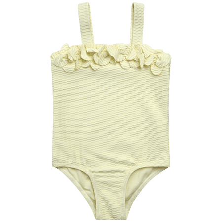 Jessica Simpson Girls' Flower One-piece Swimsuit, Sizes 4-16