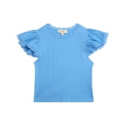 Jessica Simpson Girls' Flutter Sleeve Blouse, Sizes 7-16
