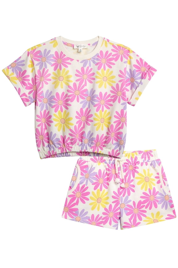 Girls' French Terry Coverup Set, Sizes 4-16