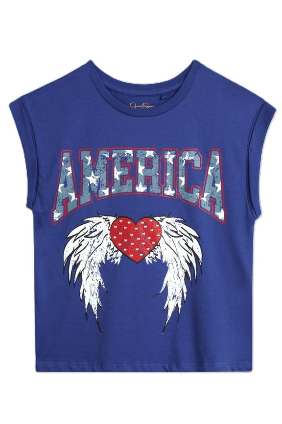 Girls Graphic Tee, Size 7-14/16