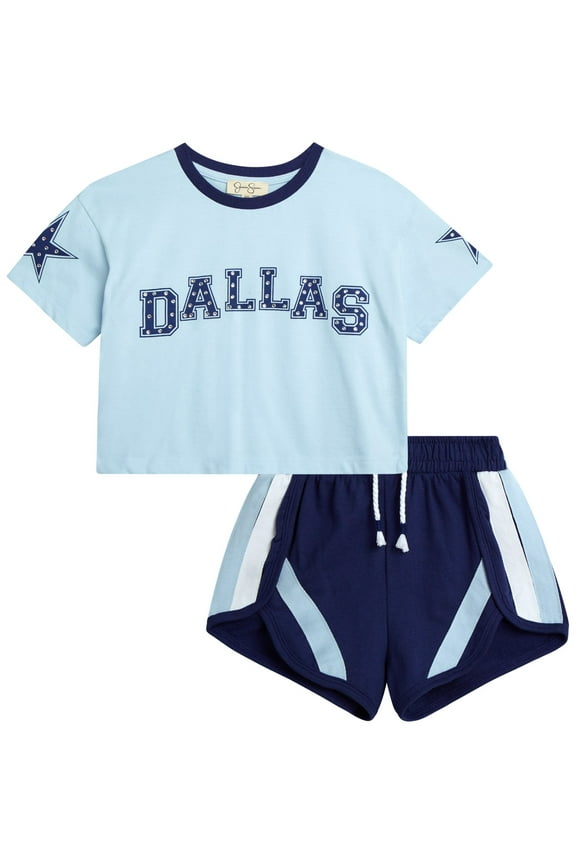 Girls' Graphic Tee and Short Set, Sizes 4-6x