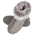 thumbnail image 1 of Jessica Simpson Girls Microsuede Super Soft Bootie Slippers with Indoor Outdoor Sole, 1 of 9