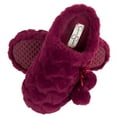 thumbnail image 1 of Jessica Simpson Girls Plush Slip-On Clogs - Comfy Memory Foam Slipper House Shoe with Cute Hearts and Pom Poms for Kids, 1 of 9