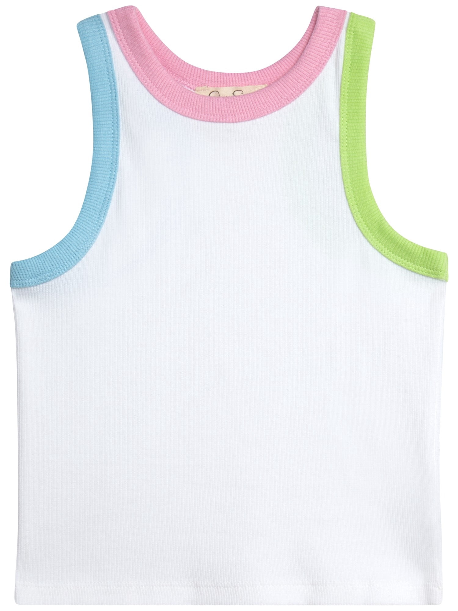 Jessica Simpson Girls Racer Tank Top Shirt, Size 7-14/16