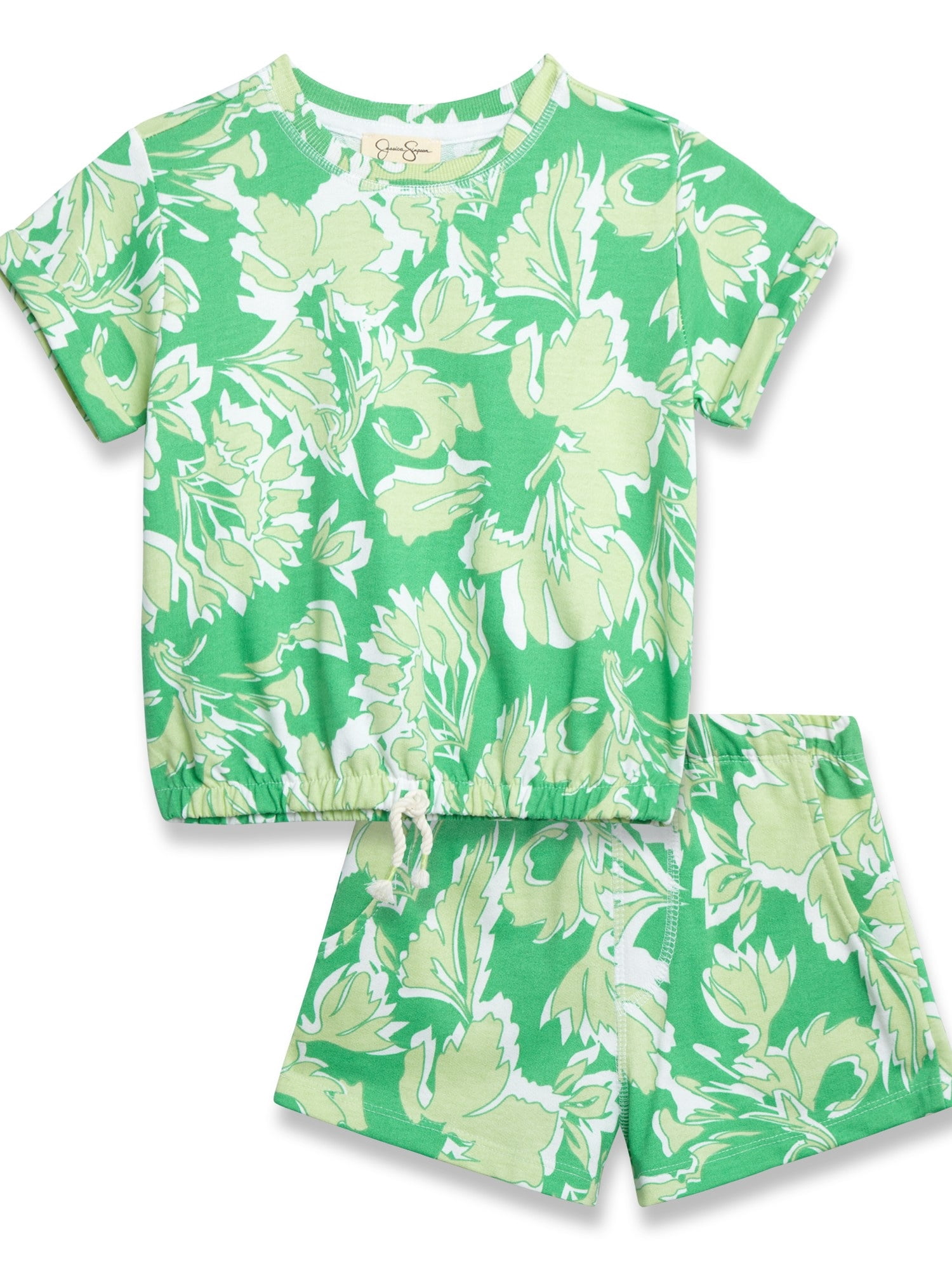 Jessica Simpson Girls' Top and Shorts Set, 2-Piece, Size 4-6X