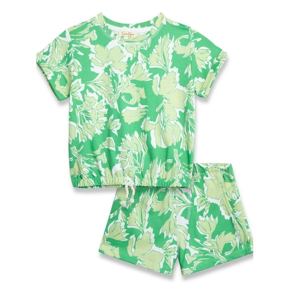 Jessica Simpson Girls' Top and Shorts Set, 2-Piece, Size 4-6X