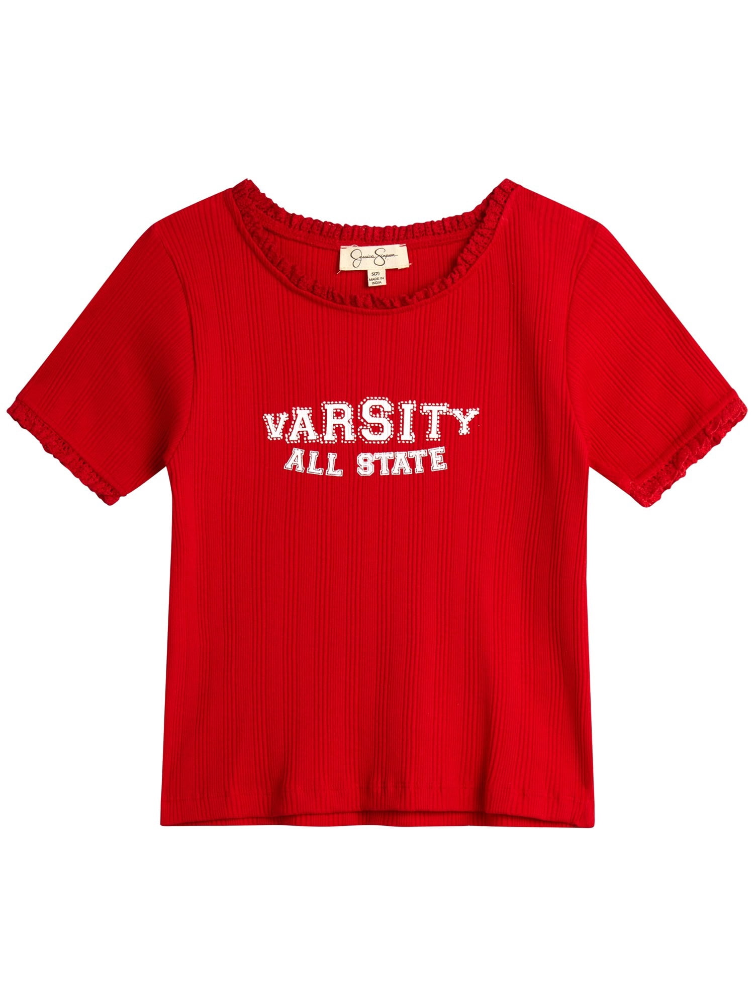 Jessica Simpson Girls' Short Sleeve Tee, Sizes 7-16
