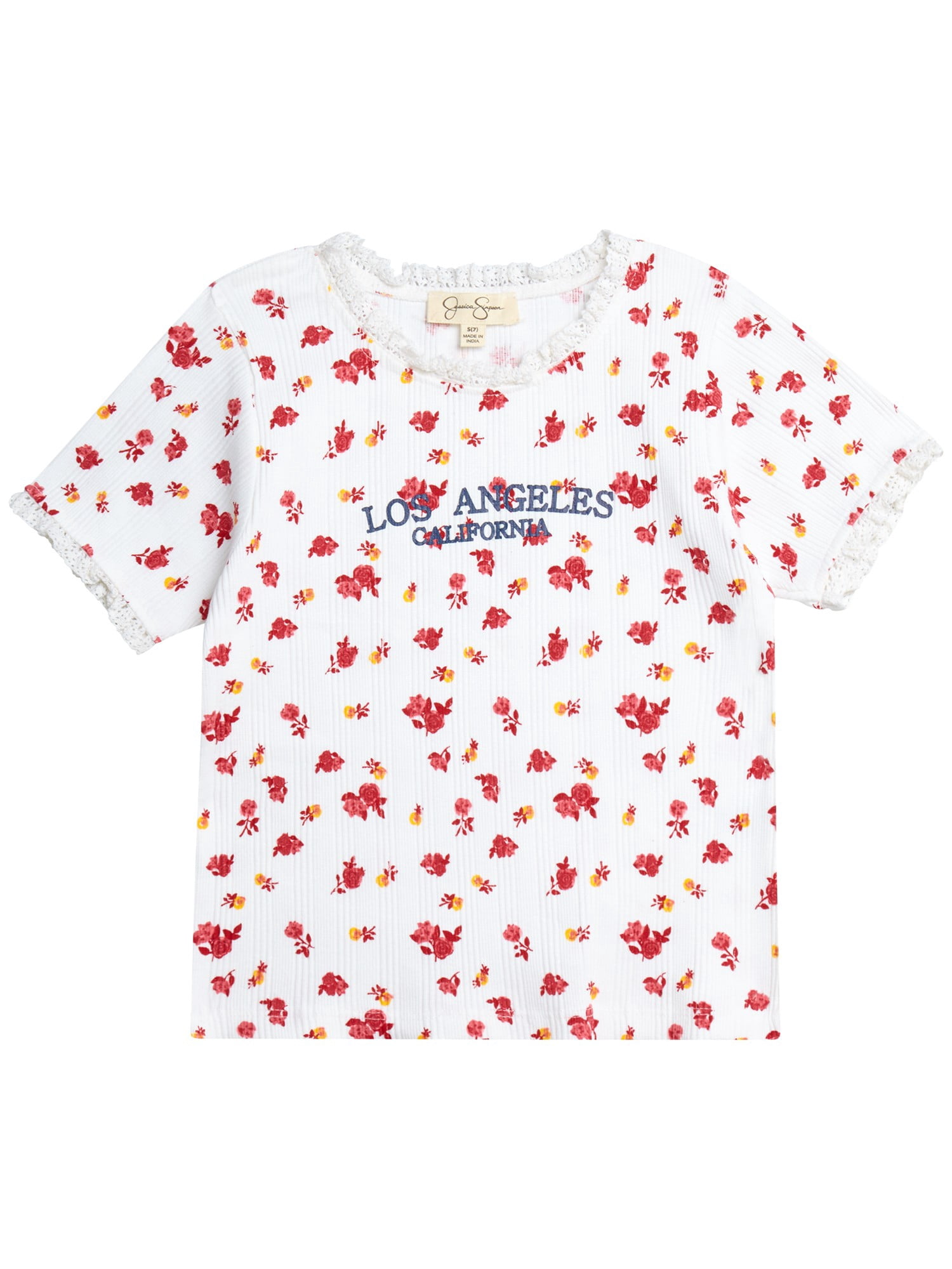 Jessica Simpson Girls' Short Sleeve Tee, Sizes 7-16