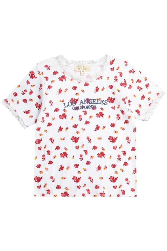 Girls' Short Sleeve Tee, Sizes 7-16