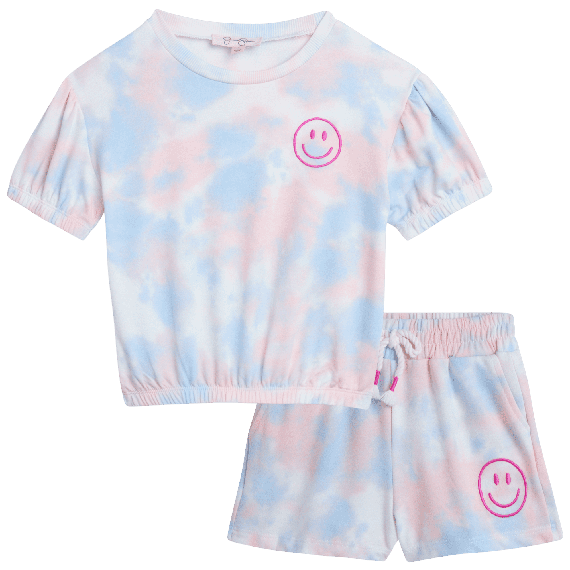 Jessica Simpson Girls Shorts Set 2 Piece French Terry T Shirt and Sweat Shorts 2T 16