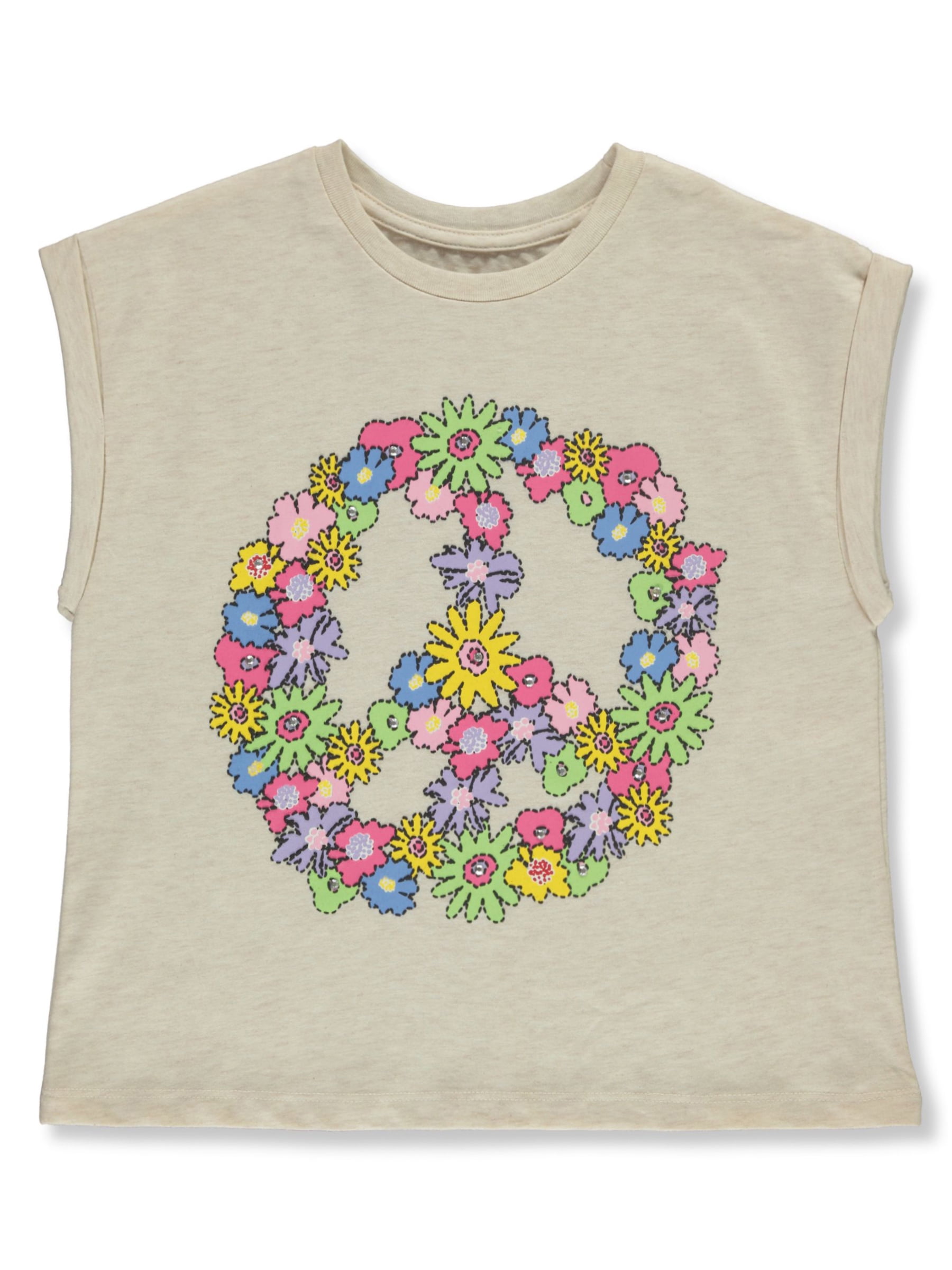 Jessica Simpson Girls Graphic Tee, Size 7-14/16