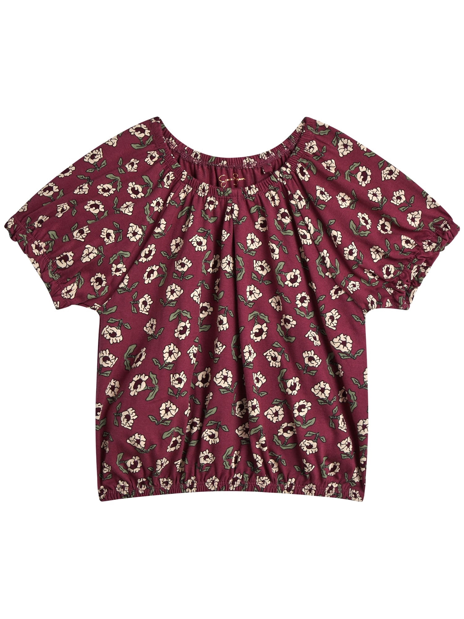 Jessica Simpson Girls Stretch-Fit Tee, Size 7-14/16