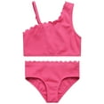 thumbnail image 1 of Jessica Simpson Girls' Two-piece Asymmetrical Bikini Swimsuit, Sizes 4-16, 1 of 8
