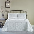 thumbnail image 1 of Jessica Simpson Gray Medallion Polyester King Coverlet, 1 of 7