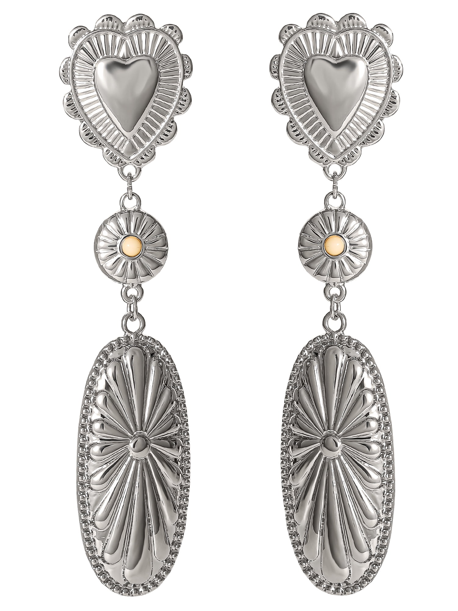 Jessica Simpson Heart Drop Earring