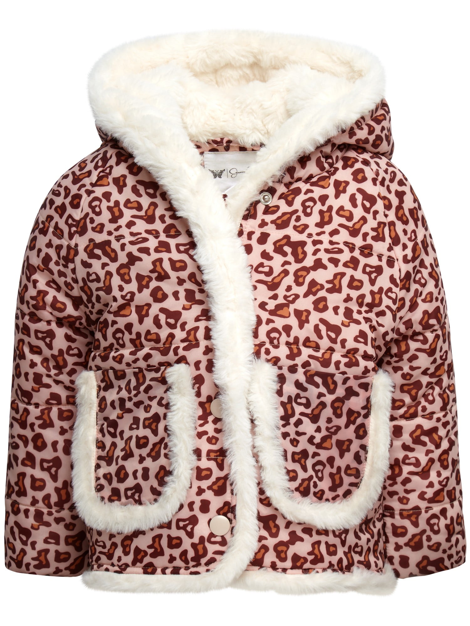 Jessica Simpson Infant and Toddler Girls Puffer Coat with Hood Sizes 12 24M