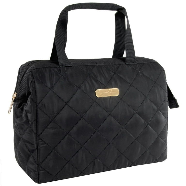 Jessica Simpson Women's Quilted Insulated Reusable Cooler Lunch