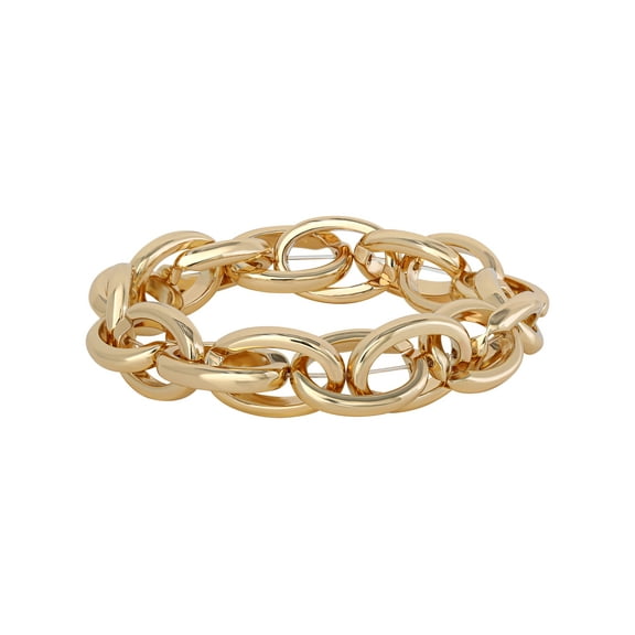 Jessica Simpson Women's Interlocking Link Bracelet