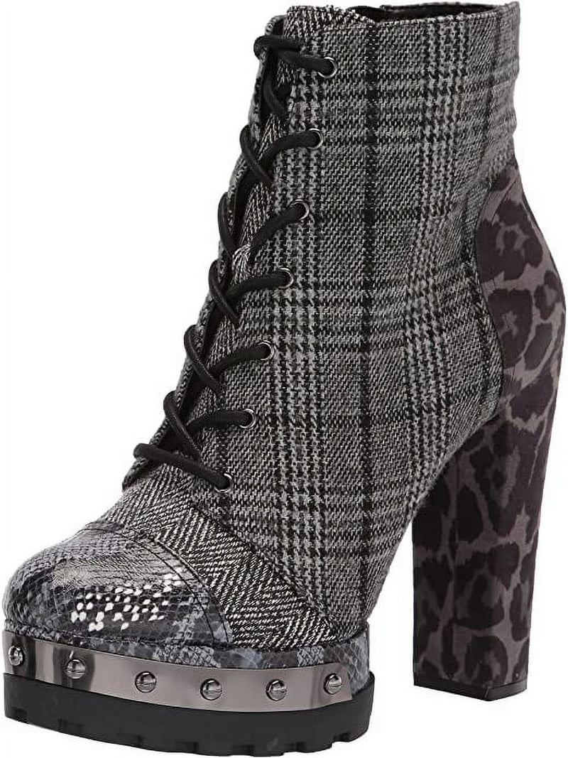 Jessica Simpson Irella High Heel Lug Sole Lace-up Platform Boots