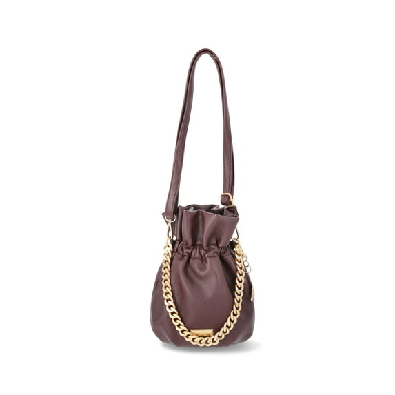 Jessica Simpson Women’s Jolie Drawstring Crossbody Bag, Pinot Nior