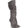thumbnail image 1 of Womens Jessica Simpson Layzer Slouch Rhinestone Boots, Pewter Multi, 1 of 6