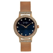 Jessica Simpson Ladies 36mm Rose Gold Tone Crystal Morocco  display picture 2