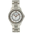 thumbnail image 1 of Jessica Simpson Ladies 37mm Silver Tone Crystal Accent Genuine Mother Of Pearl Dial Bracelet Watch, 1 of 2