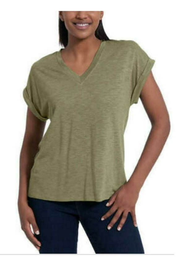 Ladies' Knit V-Neck Top - VARIETY Size & Color