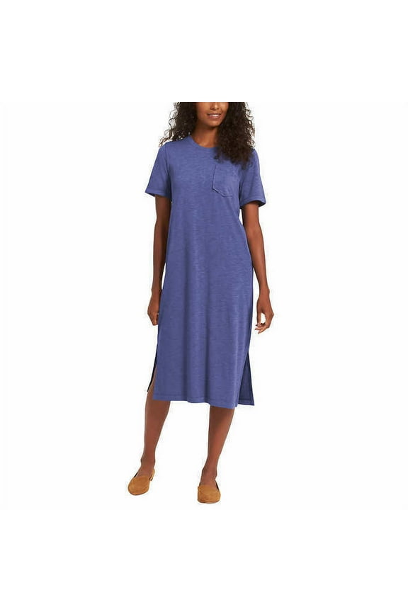 Ladies' Midi Dress (Blue Violet, Medium)