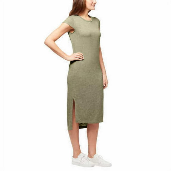 Jessica Simpson Ladies' Midi Dress, Olive Green, XL - NEW