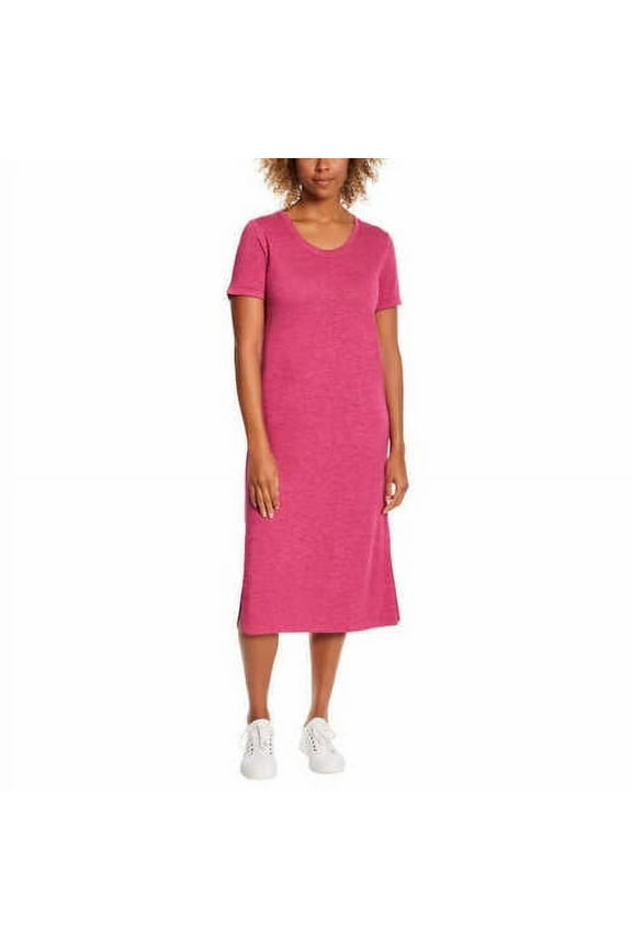 Ladies' Midi Dress, Raspberry Large