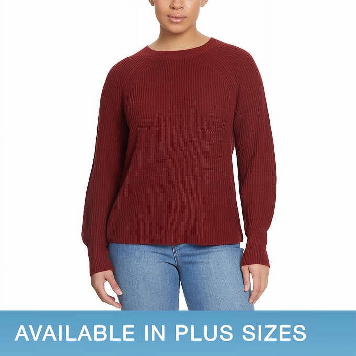 Jessica Simpson Ladies' Ribbed Sweater (Red, M) - Walmart.com