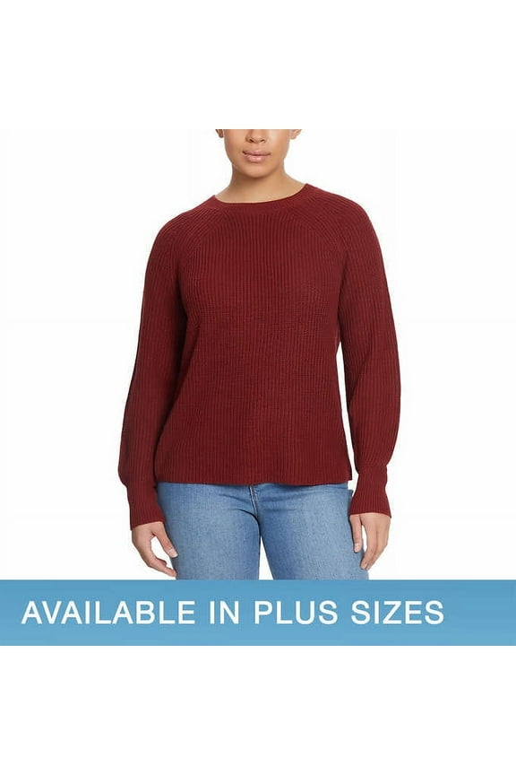Ladies' Ribbed Sweater (Red, S)