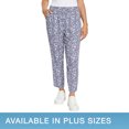 thumbnail image 1 of Jessica Simpson Ladies' Size Large Pull-On Soft Pant, Blue Floral, 1 of 3