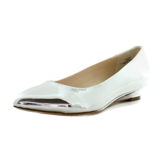 Jessica Simpson Leytun Women's Flats Silver Size 7.5 M
