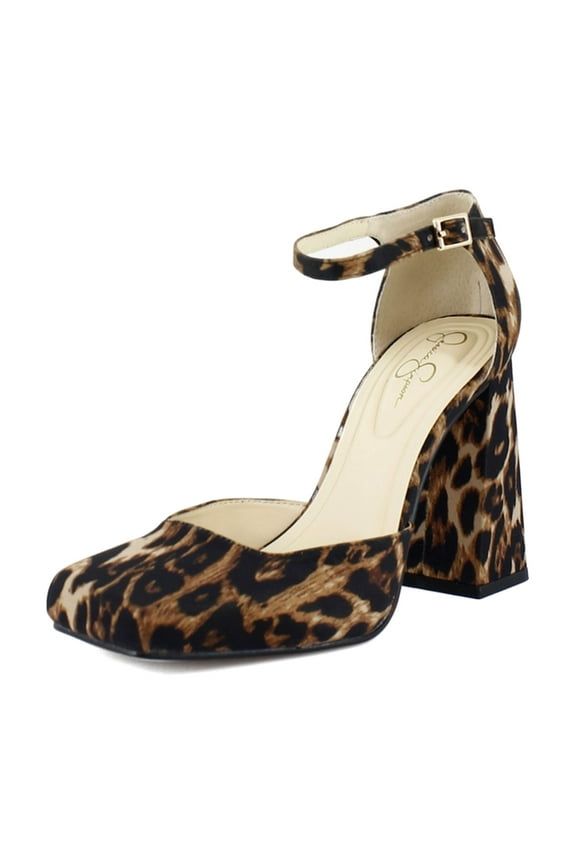 Lollah Women's Heels Natural Leopard Size 6.5 M