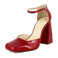 thumbnail image 1 of Jessica Simpson Lollah Women's Heels Red Muse Size 8.5 M, 1 of 8