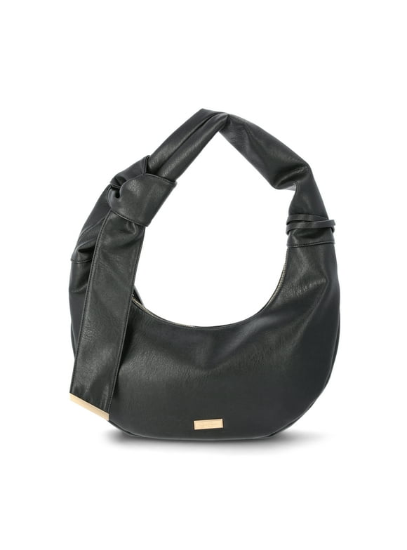 Women's Luna Hobo Bag, Meteorite Black